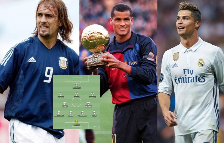 Đội hình tuổi Tỵ hay nhất mọi thời đại: Ronaldo kết hợp Rivaldo