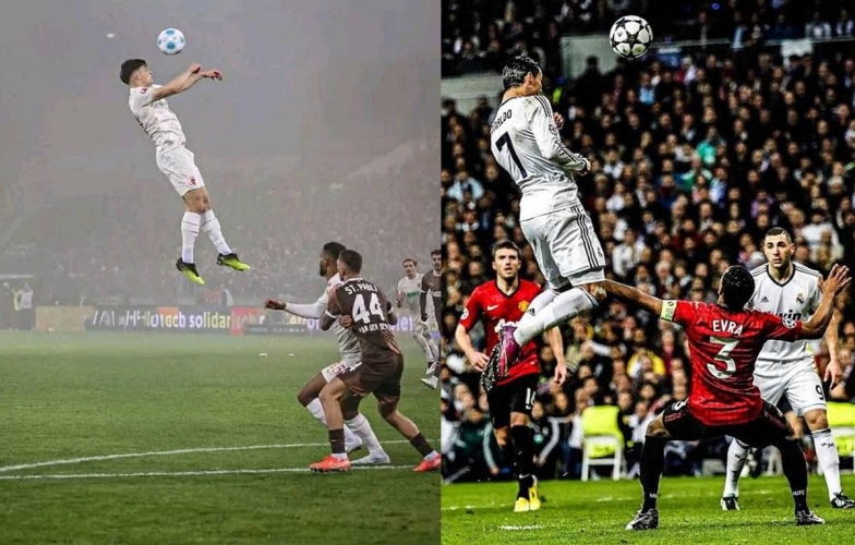 Cầu thủ 19 tuổi bật nhảy 'ma thuật' cao hơn Ronaldo?