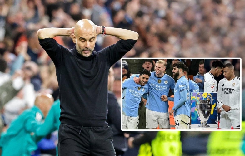 Pep Guardiola bị kêu gọi rời Man City khi thua Real Madrid