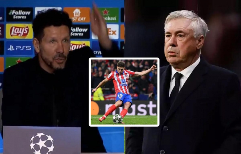 Ancelotti: 'Xem băng quay chậm, đúng là Alvarez đã chạm bóng 2 lần'