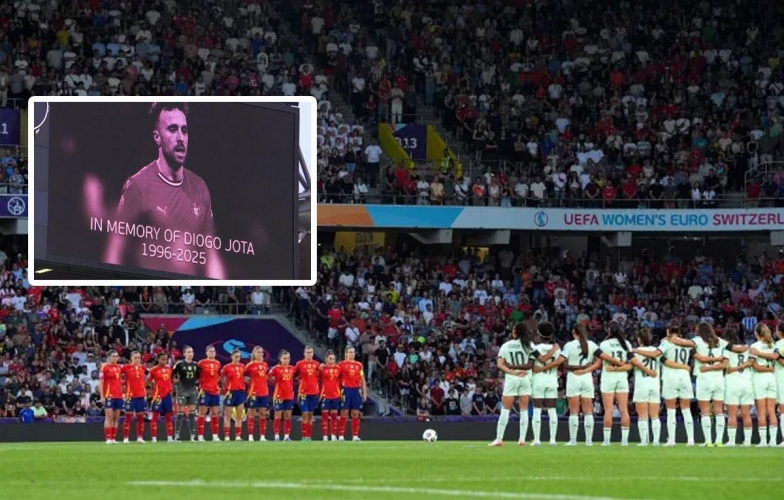 EURO lặng người: Mặc niệm Diogo Jota trước trận Bồ Đào Nha vs Tây Ban Nha