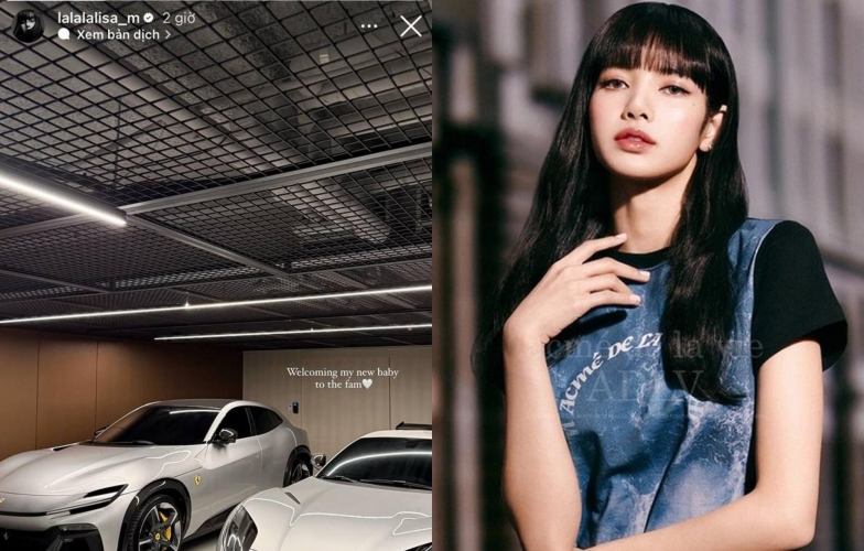 Lisa (BlackPink) khoe siêu SUV Ferrari Purosangue trị giá gần 40 tỷ đồng tại gara