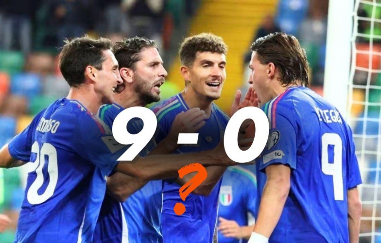 Kịch bản 'không tưởng' để Italia giành vé trực tiếp World Cup 2026: Thắng Na Uy của Haaland với cách biệt 9 bàn