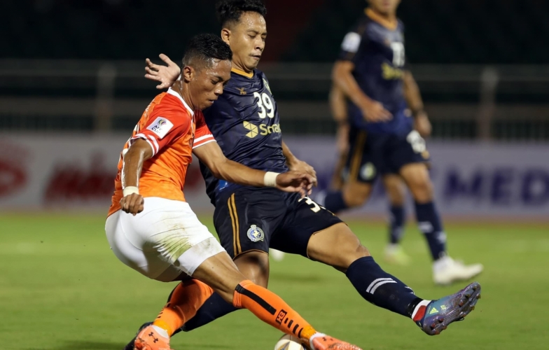 Rượt đuổi nghẹt thở, Hougang United chật vật thắng ngược đại diện Campuchia