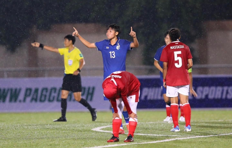 Thắng tưng bừng Indonesia, ĐT Thái Lan khởi đầu hoàn hảo ở AFF Cup nữ