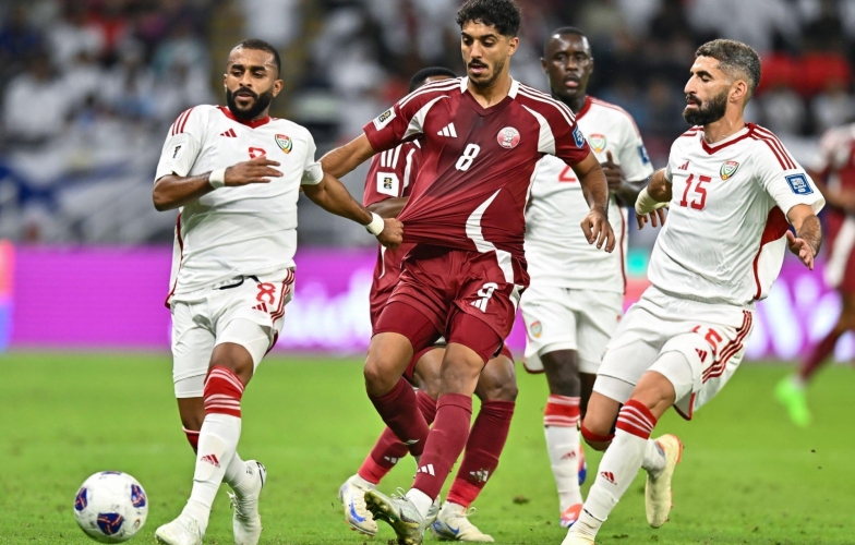 Trực tiếp UAE vs Qatar, 23h00 hôm nay 19/11