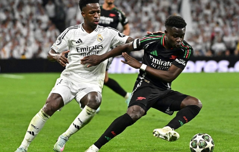 Vinicius đi vào lịch sử sau khi Real bị Arsenal loại ở C1