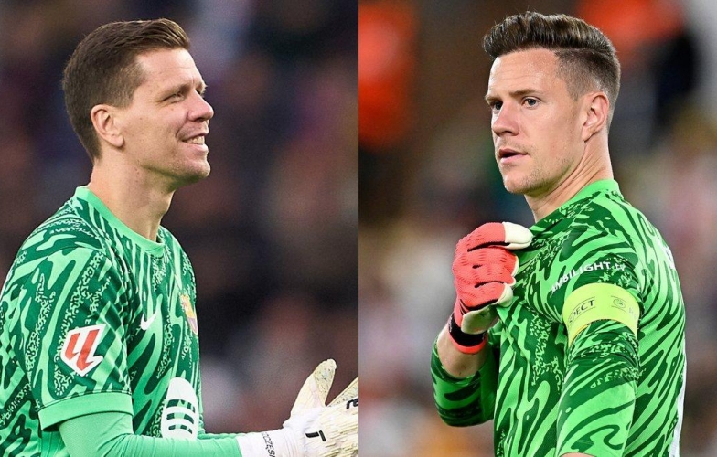 Không phải Ter Stegen, Szczesny vẫn là số 1 tại Barcelona