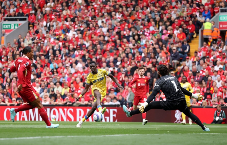 Trực tiếp Liverpool 0-1 Crystal Palace: Bất ngờ cực lớn