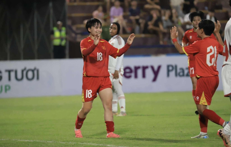 Trực tiếp nữ Việt Nam 5-0 UAE: Hoàn toàn áp đảo