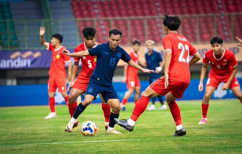 Bị Lào cầm hòa, U23 Campuchia phải quyết đấu với U23 Việt Nam