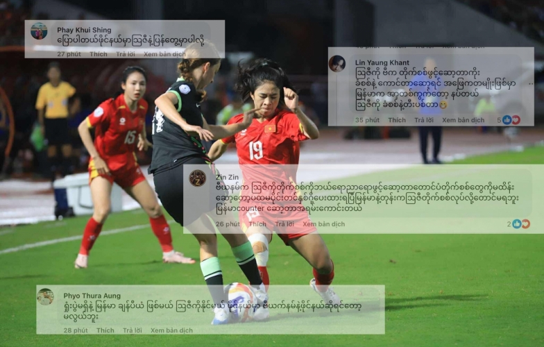 CĐV Myanmar vẫn đánh giá cao Nữ Việt Nam hơn Australia