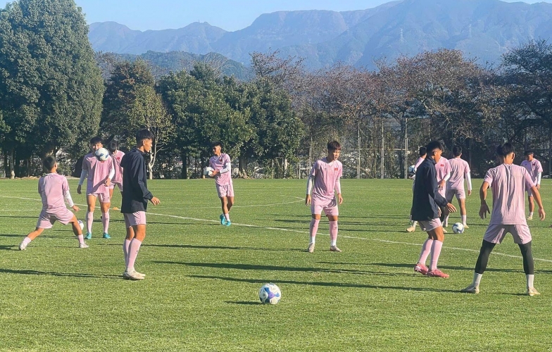 U17 Việt Nam có buổi tập đầu tiên tại Nhật Bản