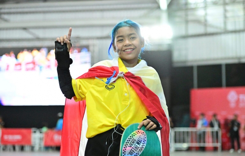 SỐC: VĐV nhí 10 tuổi gây sốt khi giành HCV SEA Games 33