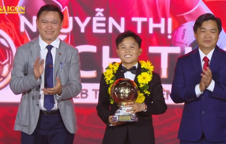 Trực tiếp Lễ trao giải Quả bóng vàng Việt Nam 2025: QBV nữ cho Bích Thùy