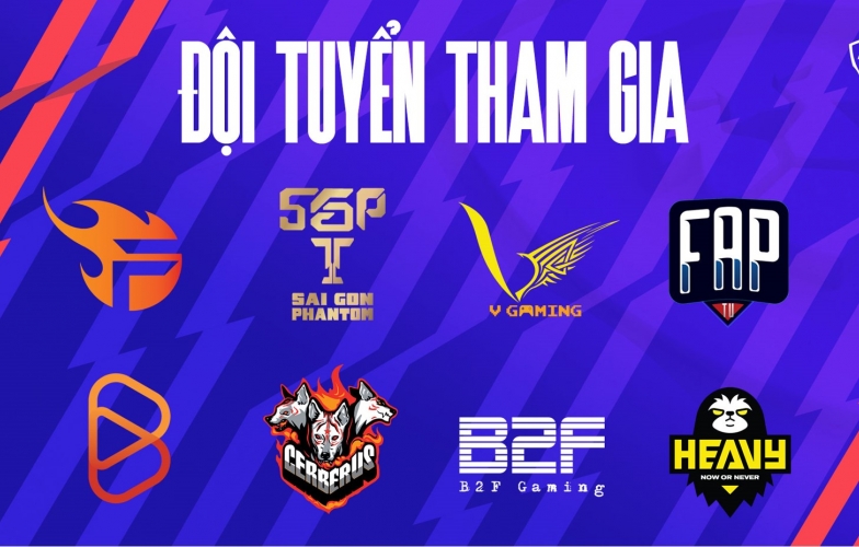Danh sách 8 đội tuyển tham dự ĐTDV Mùa Đông 2021