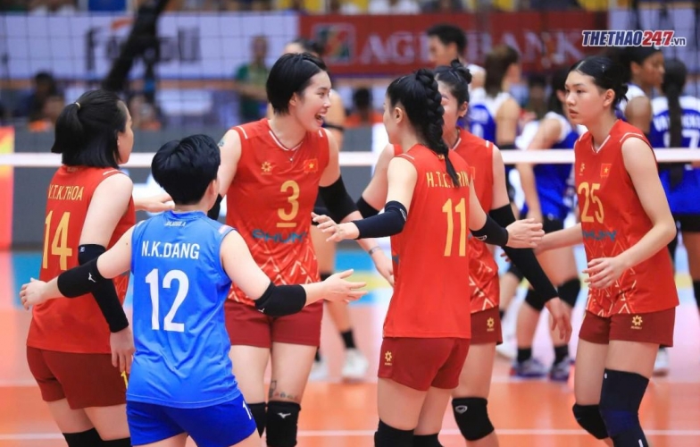 Áp đảo hoàn toàn, bóng chuyền nữ Việt Nam vào chung kết VTV Cup