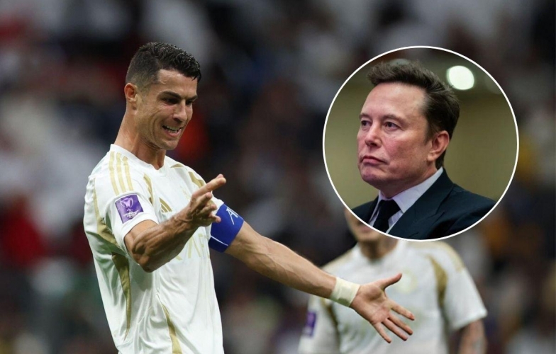 Elon Musk chúc mừng Cristiano Ronaldo