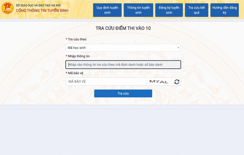 Hướng dẫn: Cách tra cứu điểm thi lớp 10 ở Hà Nội dễ dàng và chính xác