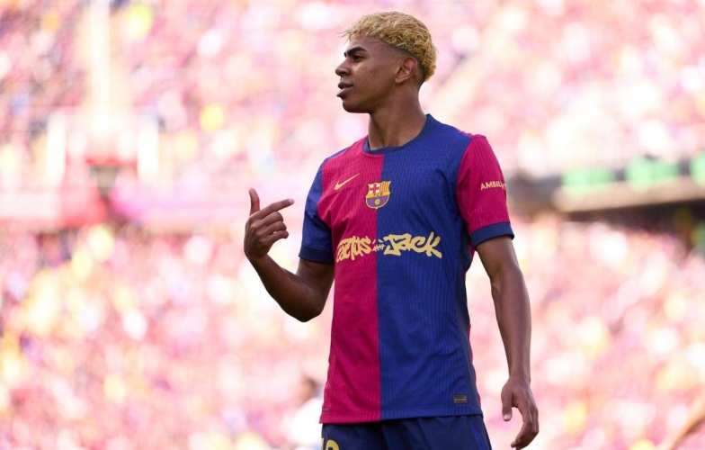 Yamal tiếp tục phá kỷ lục, giúp Barca 'bội thu'