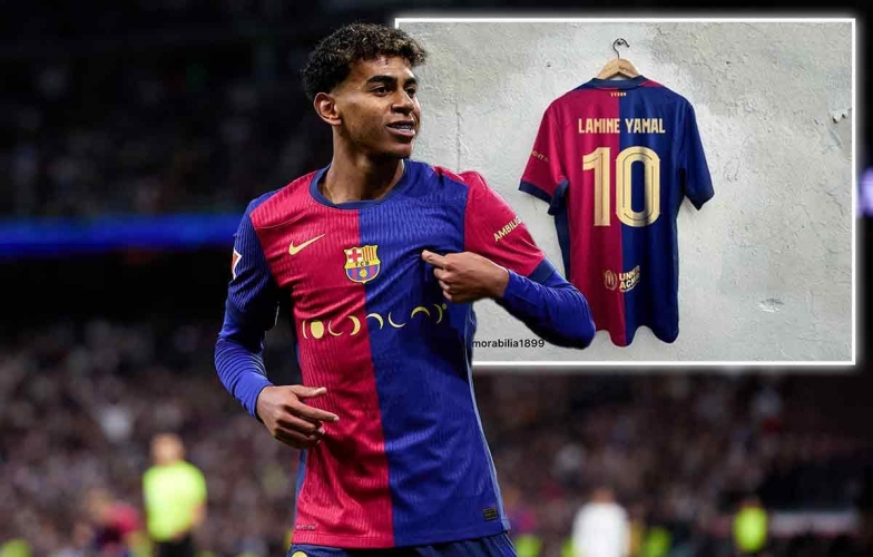 Yamal sẽ mặc áo số 10 tại Barcelona ở mùa giải mới !
