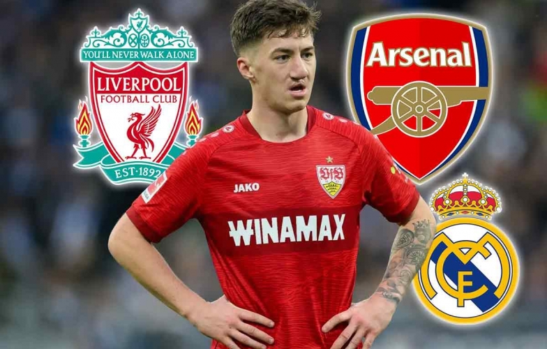 Liverpool, Real và Arsenal cạnh tranh mục tiêu 50 triệu Bảng
