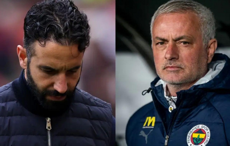 Mourinho bảo vệ Amorim sau thất bại tại Europa League