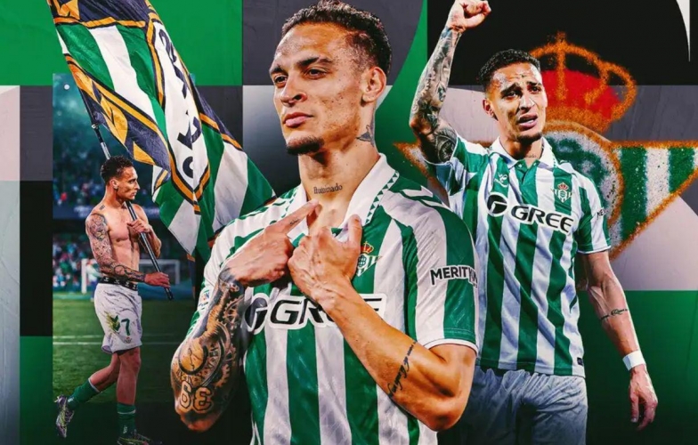 Rời Man Utd, Antony quyết 'phục thù' tại Real Betis