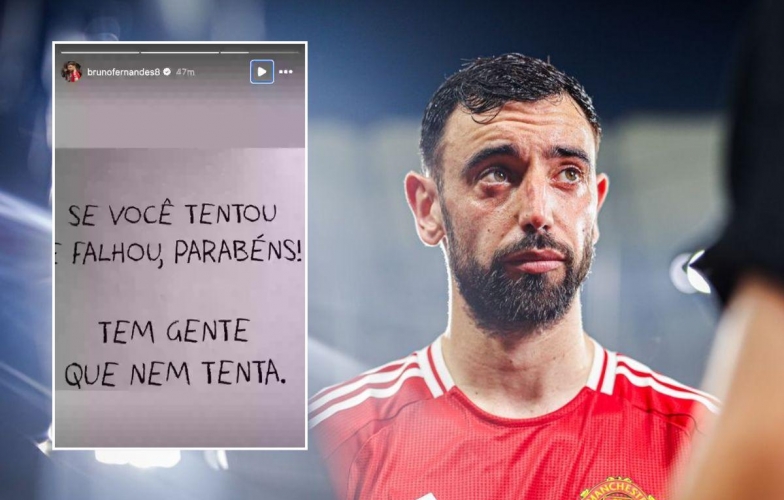 Bruno đăng thông điệp đầy ẩn ý giữa tin đồn chia tay Man Utd