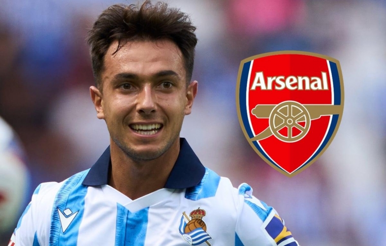 Arsenal hoàn thành mọi thủ tục chiêu mộ Zubimendi