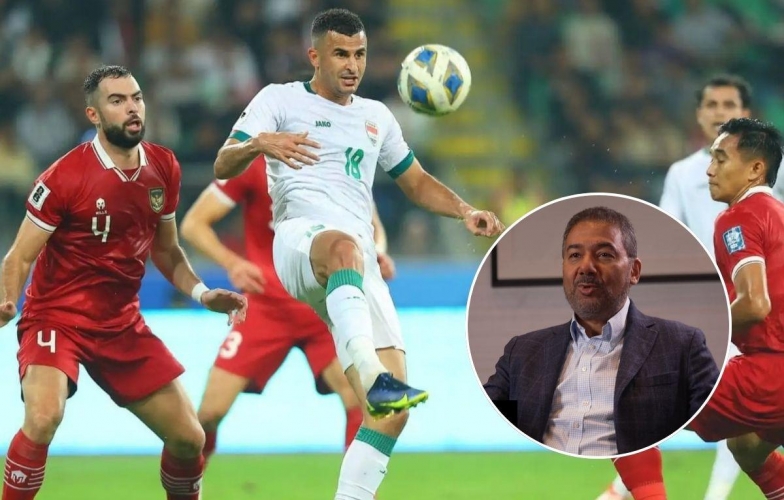 Indonesia bị chuyên gia Iraq cảnh báo mất vé World Cup