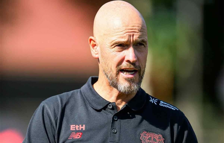 Ten Hag thua thảm họa trong ngày ra mắt Bayer Leverkusen