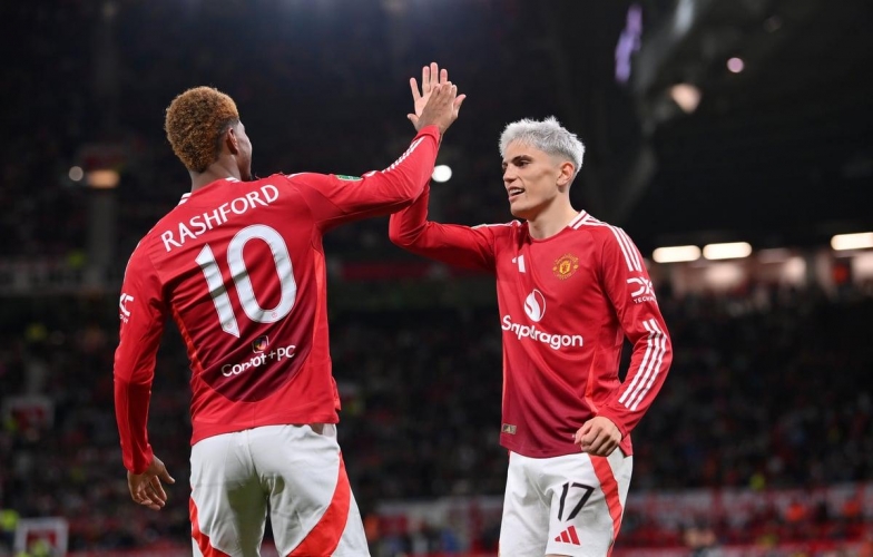 Garnacho phản ứng mạnh mẽ khi Rashford gia nhập Barcelona