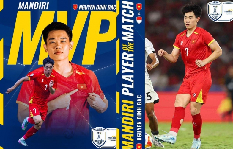 Đình Bắc nhận cú đúp giải thưởng tại chung kết U23 Đông Nam Á 2025