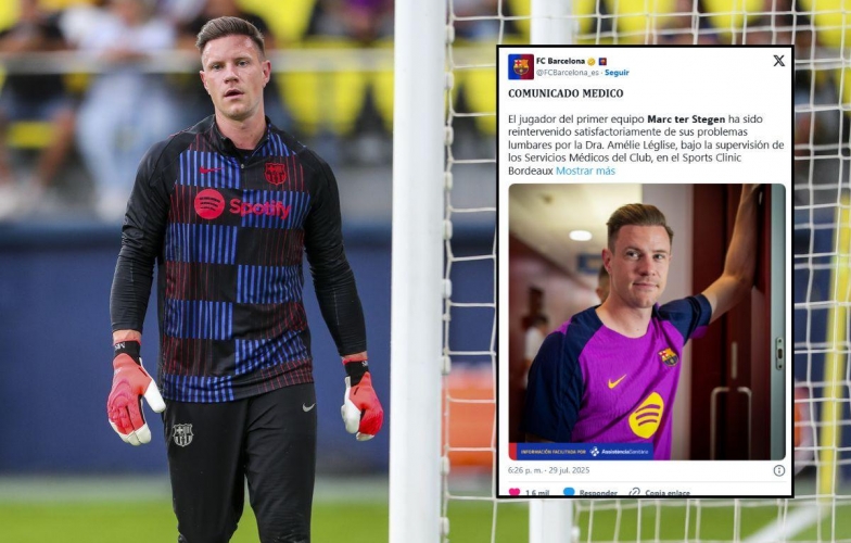 Barca chờ phán quyết La Liga sau ca mổ của thủ thành số một