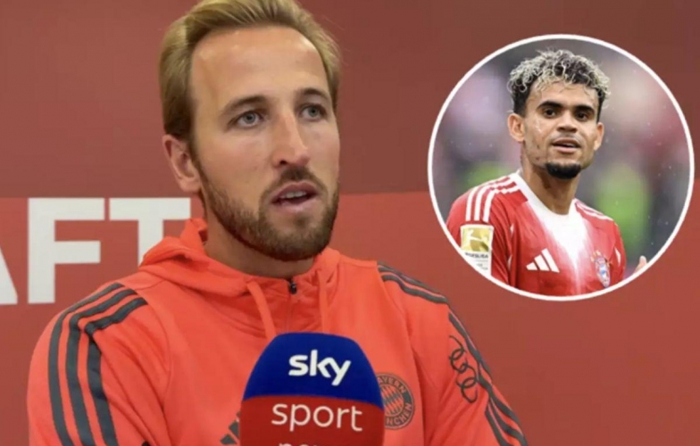 Harry Kane chỉ thẳng 'rào cản' của Luis Diaz ở Bayern