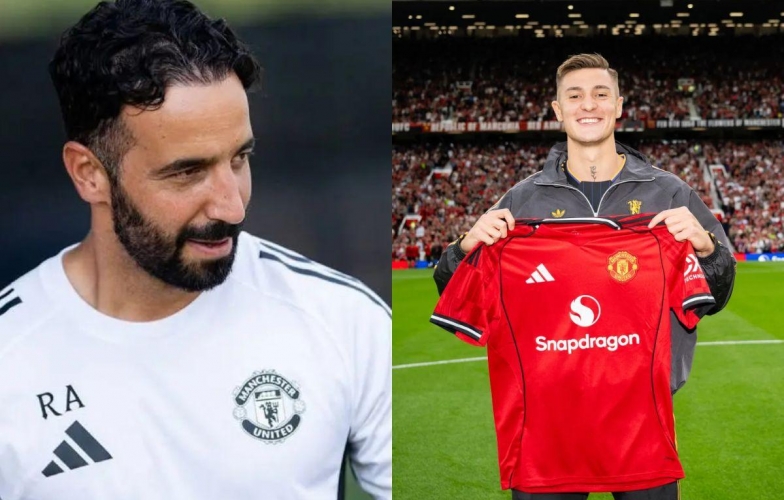 Ruben Amorim hé lộ yếu tố 'ngược đời' của tân binh Benjamin Sesko