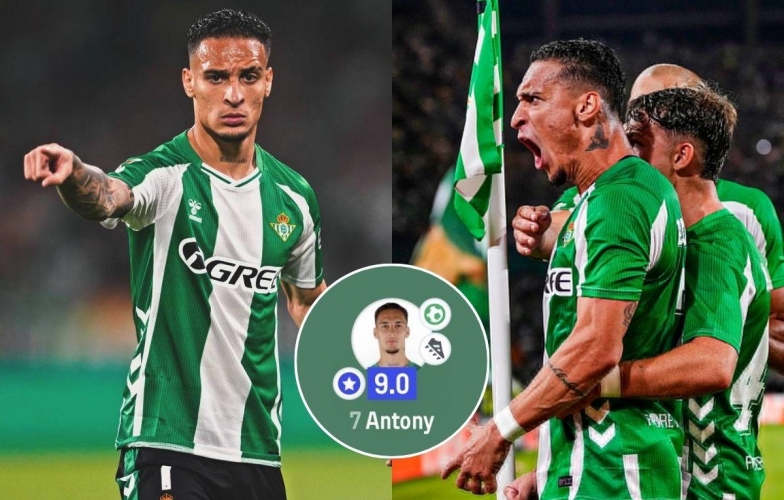 Antony hồi sinh ở Europa League