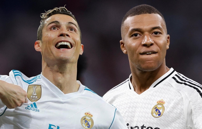 Mbappe đe dọa kỷ lục vĩ đại của Cristiano Ronaldo ở Real Madrid