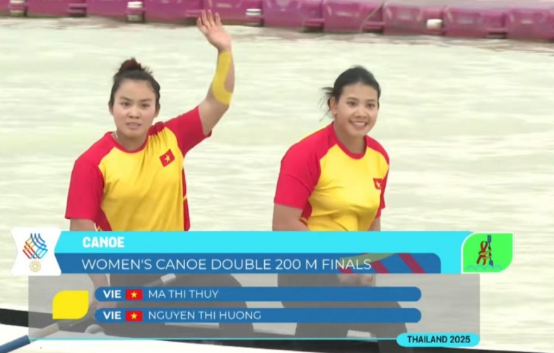 Canoeing Việt Nam giành HCV thứ 2 tại SEA Games