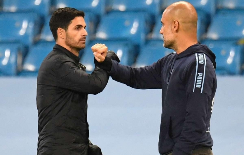 Arteta và Pep Guardiola cạnh tranh danh hiệu cao quý tại Ngoại Hạng Anh