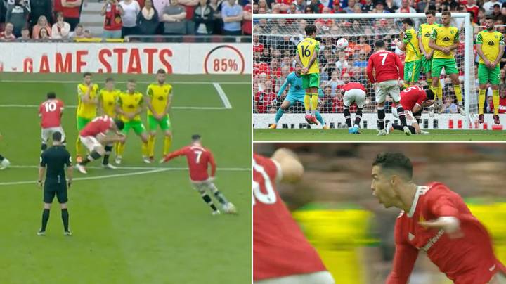 Hành động 'đốn tim' NHM của Ronaldo sau cú hat-trick vào lưới Norwich