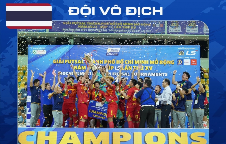 Vô địch tại Việt Nam, đội bóng Thái Lan hành động đẹp tuyệt vời