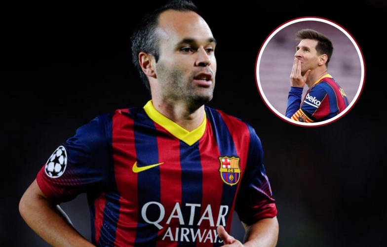 Iniesta bất ngờ gạch tên Messi khỏi 1 bình chọn