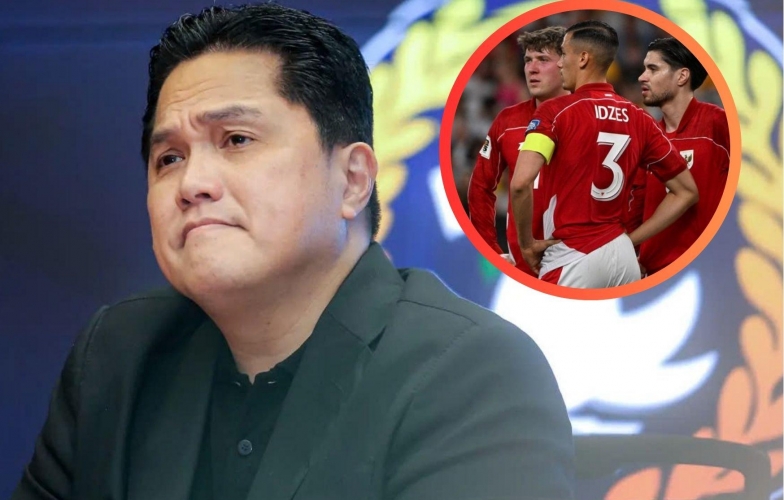 Chủ tịch Erick Thohir tuyên bố đanh thép dù Indonesia thua đậm Australia