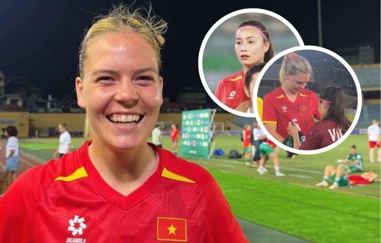 Chị gái Florian Wirtz đổi áo, khen 'hot girl' ĐT nữ Việt Nam