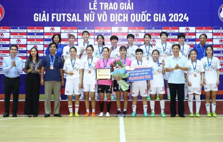 Đánh bại TPHCM, Phong Phú Hà Nam giành hạng 3 giải VĐQG futsal nữ