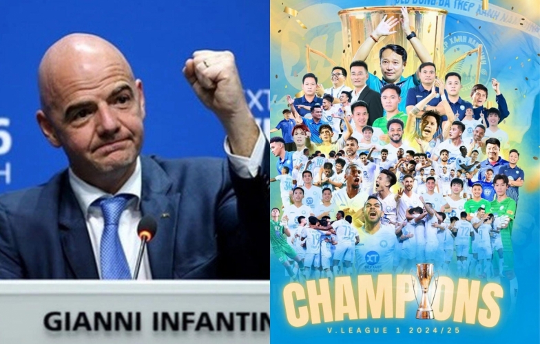 Chủ tịch FIFA chúc mừng nhà vô địch bóng đá Việt Nam