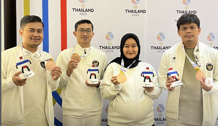 VĐV Indonesia mang thai 36 tuần vô địch SEA Games 33