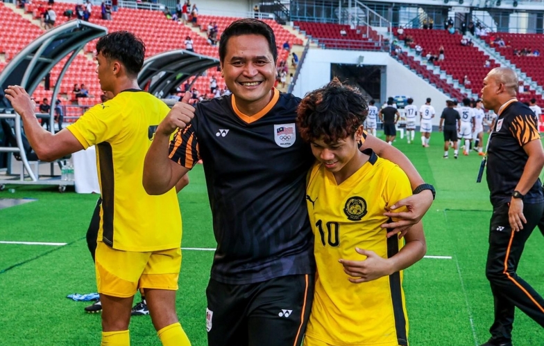HLV U22 Malaysia mãn nguyện với tấm HCĐ SEA Games 33